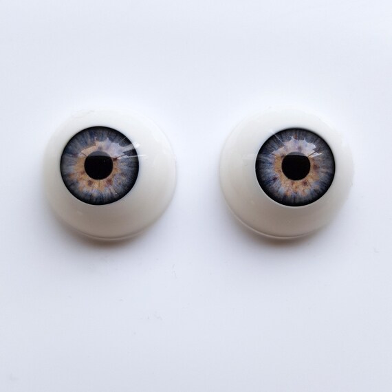 Reborn Doll Eyes Life size Adult 24mm 0.94 Inches 1 Pair Blue Grey Dolls Eyes Plushie Eyes Bjd Eyes Toy Eyes Etsy