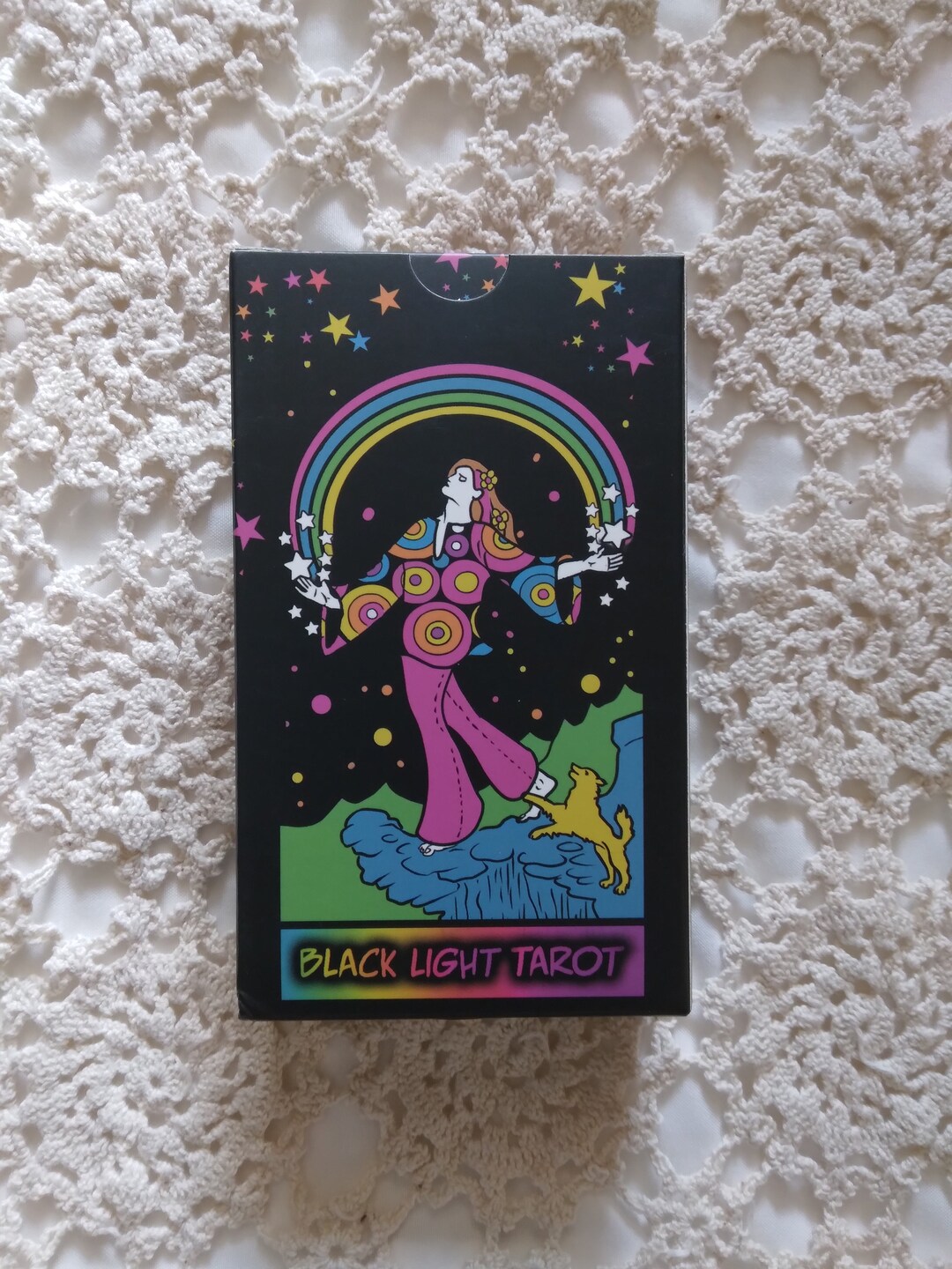 Black Light Tarot Deck Etsy