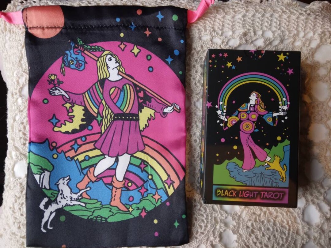 Black Light Tarot Deck Etsy