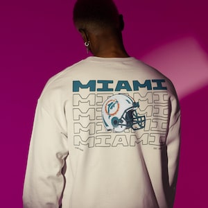 Miami Dolphins 2025 Sweatshirt | Retro Inspired NFL Football Fan Sweatshırt