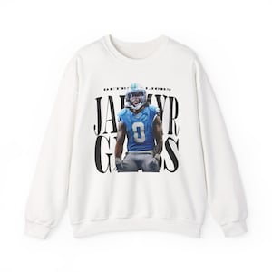 Jahmyr Gibbs Sweatshirt Agent Zero ronde hals Detroit Lions trui jaren 90 Vintage afbeelding One Pride voetbal cadeau NFL unsex cosy