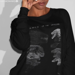 House of the Dragon Sweatshirt -Dance of the Dragons - Targaryen Fury Unleashed - Unisex Heavy Blend Sweatshirt