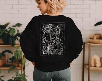 Prison Break Michael Scofield Tattoo Sweatshirt | Fox River Escape Plan Inspired Crewneck