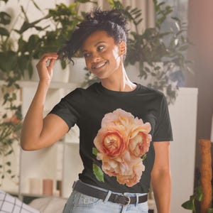 Romantic Orange Roses Unisex T-Shirt