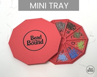 Bead Tray 'MINI' bead projects organizer bead storage Delica beading tray mobile magnet travel case for bead crafting Miyuki Seed Bead