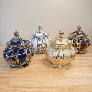 Porcelain Santeria Tureen Combo (SAVE): Orisha Yemaya, Oya, Obatala, Oshun