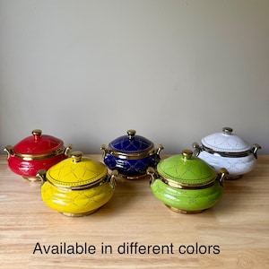 Small Porcelain Tureen with Lid - 6.75"