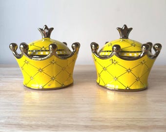 Ibeyi Twins Porcelain Tureens: Yoruba Soperas with Gold Detail