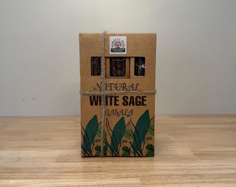 White Sage Incense Sticks: Relaxation, Stress Relief (96 Total)