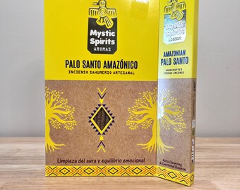 Amazonian Palo Santo Incense Sticks: Aura Cleansing, Emotional Balance (96 Total)