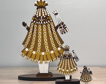Omolu Handcrafted Wooden Orisha Omolu Statue Figurine echa a mano de Madera| Yoruba Santeria