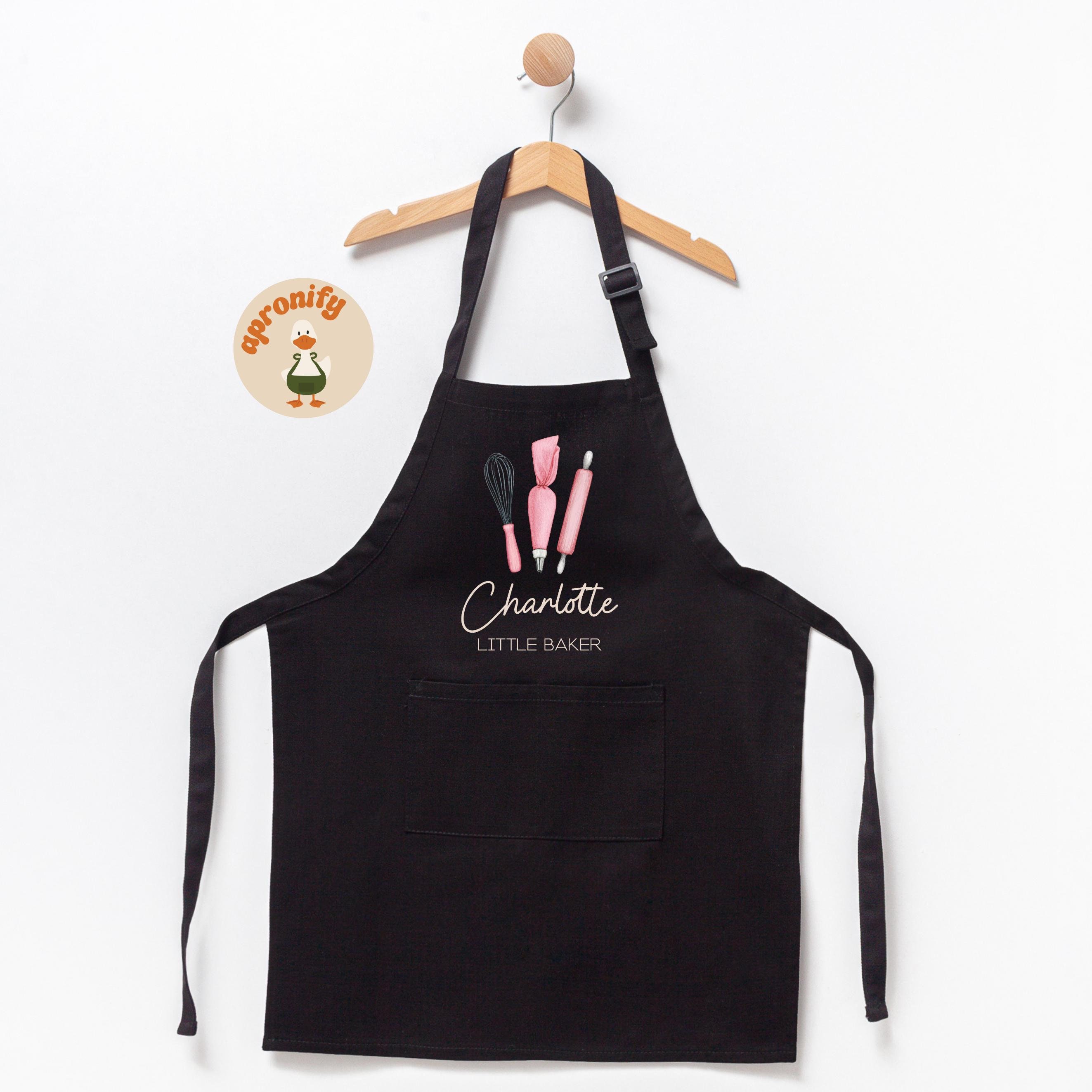 Custom Baking Apron, Baking Apron, Personalized Apron, Cooking Apron, Baking Gift, Chef Apron, Little Baker, Kids Apron, Toddler Apron, Bake