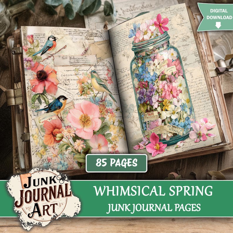 Spring Junk Journal Supplies