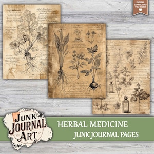 Apothecary Junk Journal supplies printable