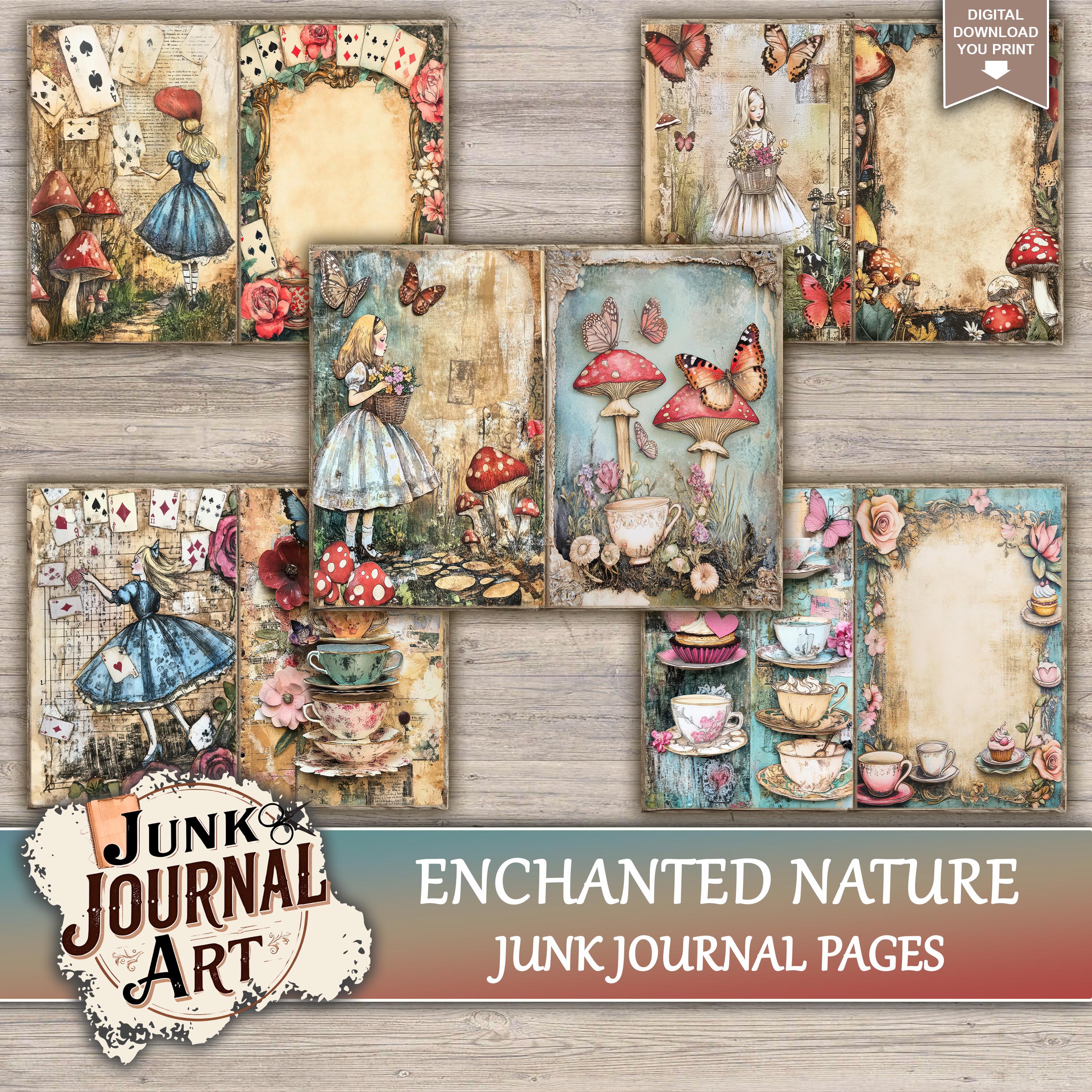 Enchanted Nature Junk Journal Printable Pages - Magical Forest Kit ...