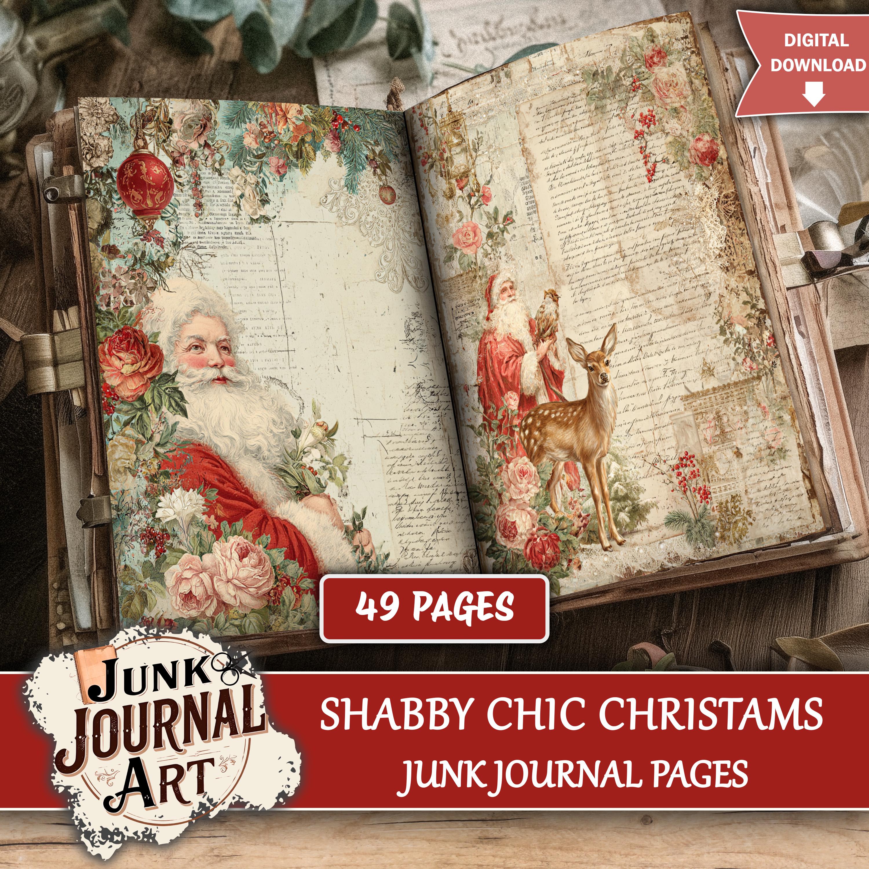 ジャンクジャーナル　クリスマス　ビンテージ Christmas Junk Journal - Etsy
