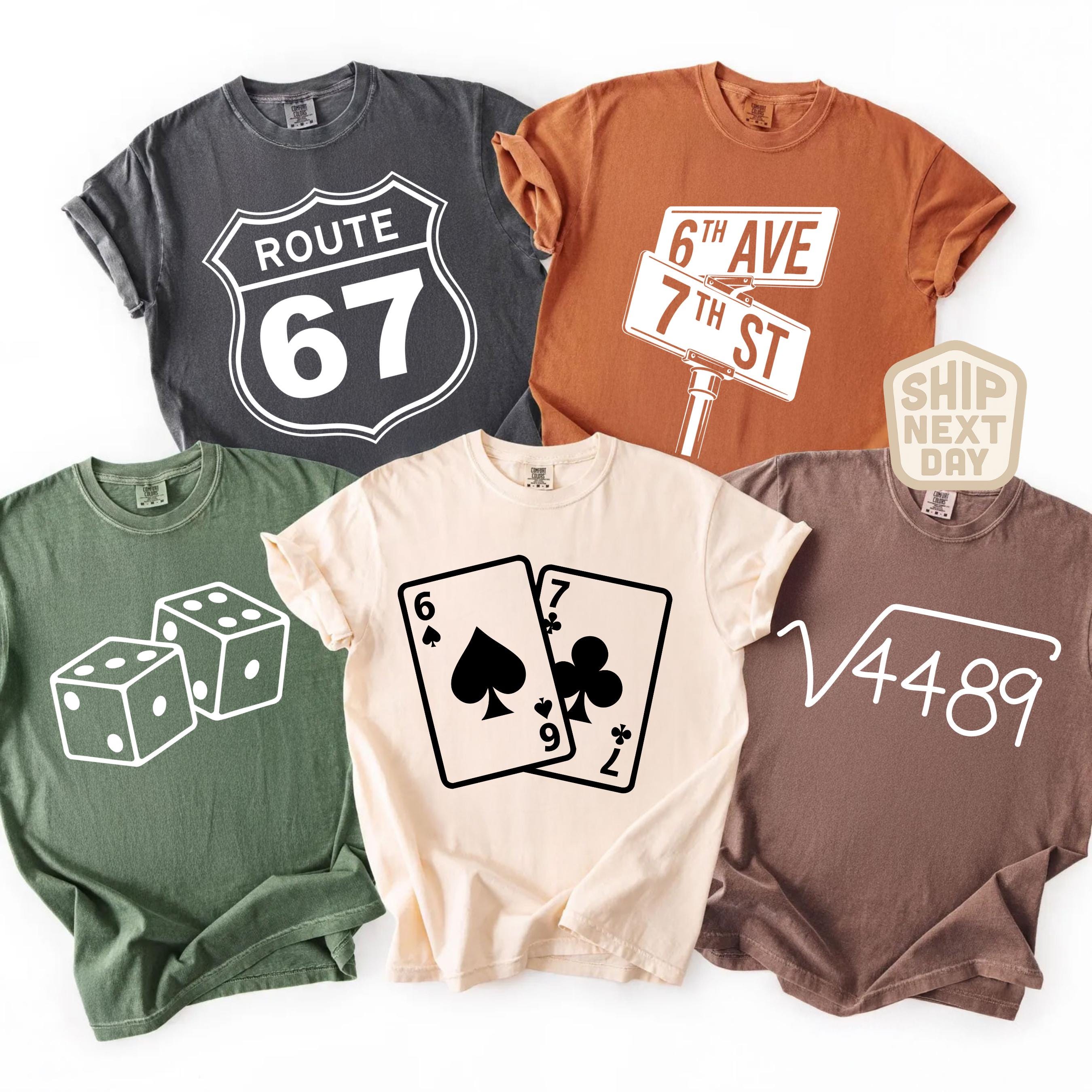 Six Seven Shirt, Funny 6 7 Meme Tee, Easy Group Costume T-shirt
