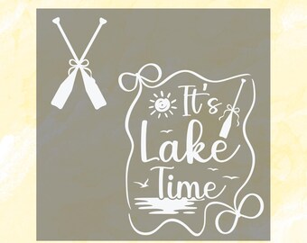Es ist Lake Time DTF Transfer, Sommer direkt auf Film, bereit zum Pressen, Heat Transfer, Coquette Sommer Transfer, Preppy Lake DTF, Lake Life DTF