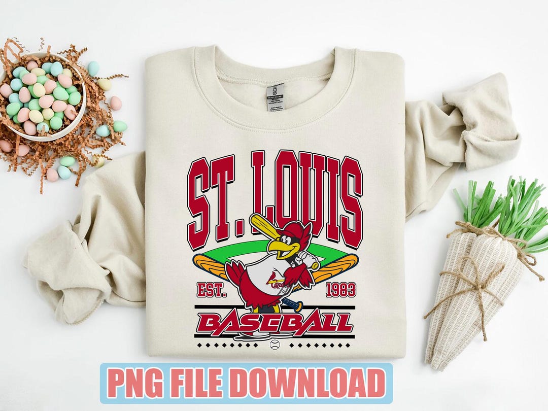 Retro St. Louis Baseball Team PNG | Vintage Sports Design | Distressed ...