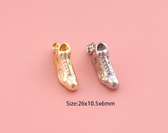 Sneaker Pendant,18K Gold Filled Sneaker Charm,Sneaker Charms,DIY Sneaker Charms