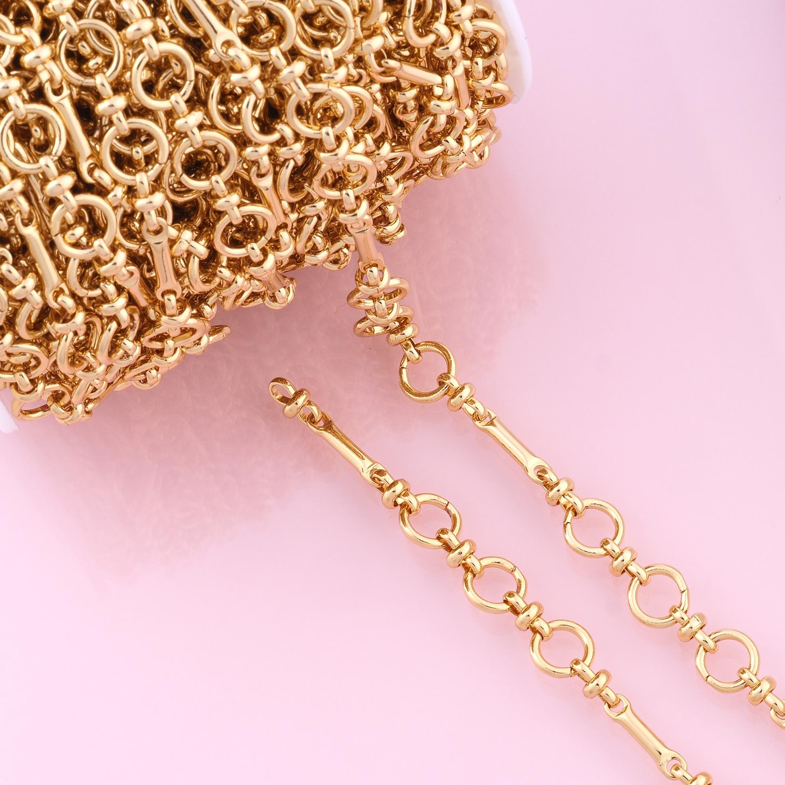 Figure Eight Key Chain Figure 8 Chains,18k Gold Filled Special Chains,semi-finished Chains,diy ...