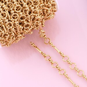 Figure 8 Chains,18K Gold Filled Special Chains,Semi-Finished Chains,DIY Jewelry Chains,9mm