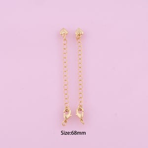 Chaînes en forme de coeur,chaînes spéciales en or plaqué or 18 carats,chaînes de rallonge,chaînes pour bijoux à faire soi-même