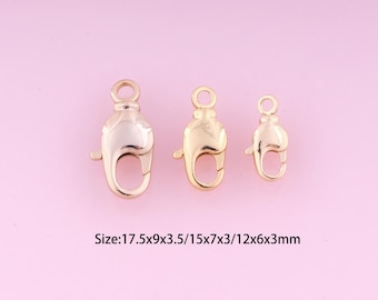 Lobster Clasp,18K Gold Filled Claw Clasp,Lobster Clasp,DIY Claw Clasp