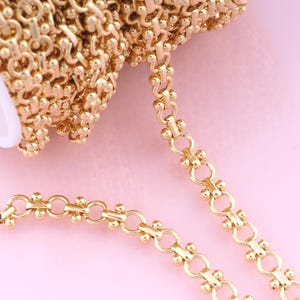 Figure 8 Chains,18K Gold Filled Special Chains,Semi-Finished Chains,DIY Jewelry Chains,6.4x1.2mm