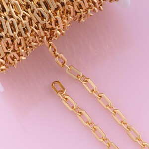 Cable Chains,18K Gold Filled Special Chains,Semi-Finished Chains,DIY Jewelry Chains,10x5.5mm
