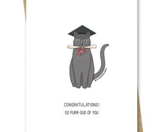 Leuke afstudeerkaart — Cat Grad