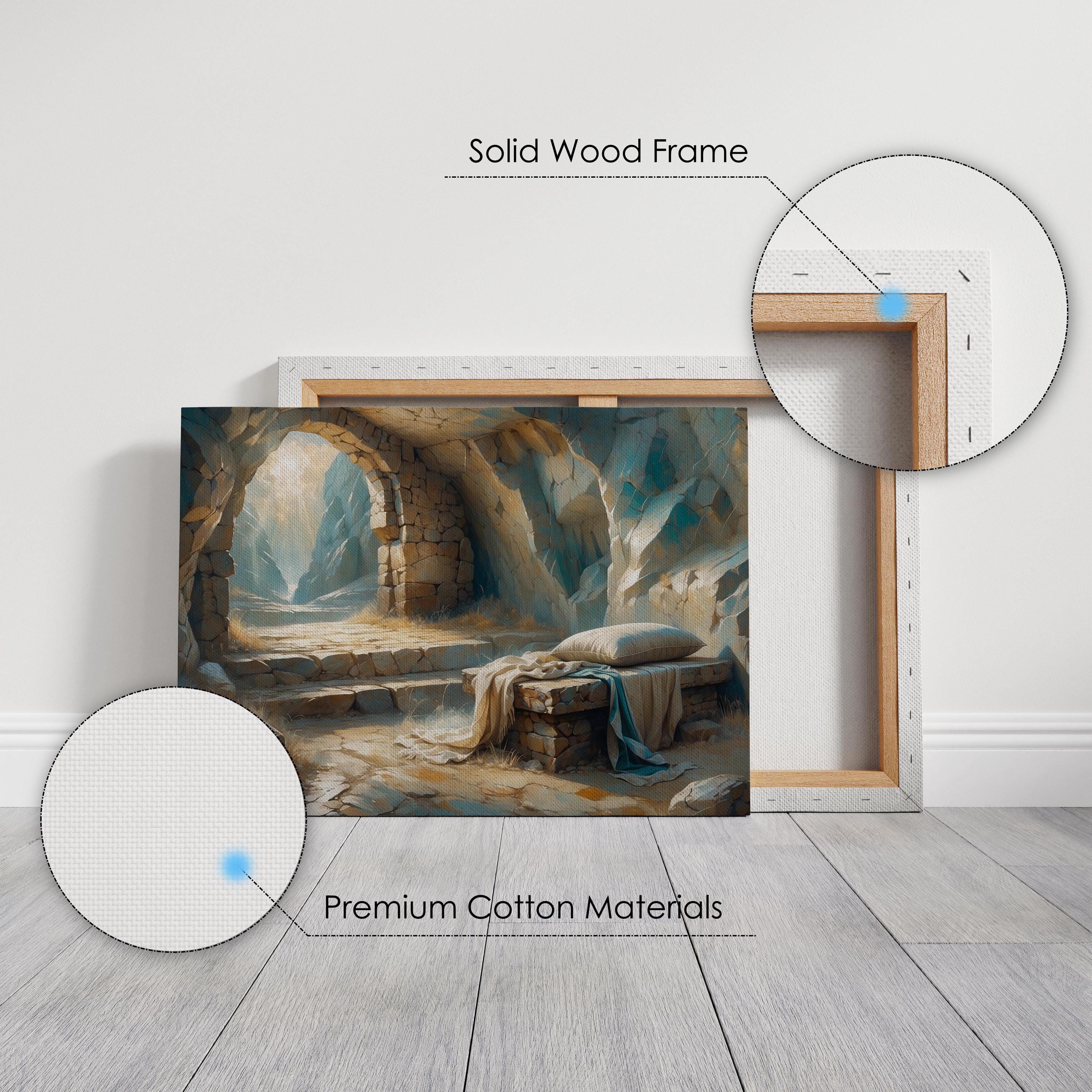 Empty Tomb Resurrection Wall Art | Christian Canvas or Poster | Easter ...