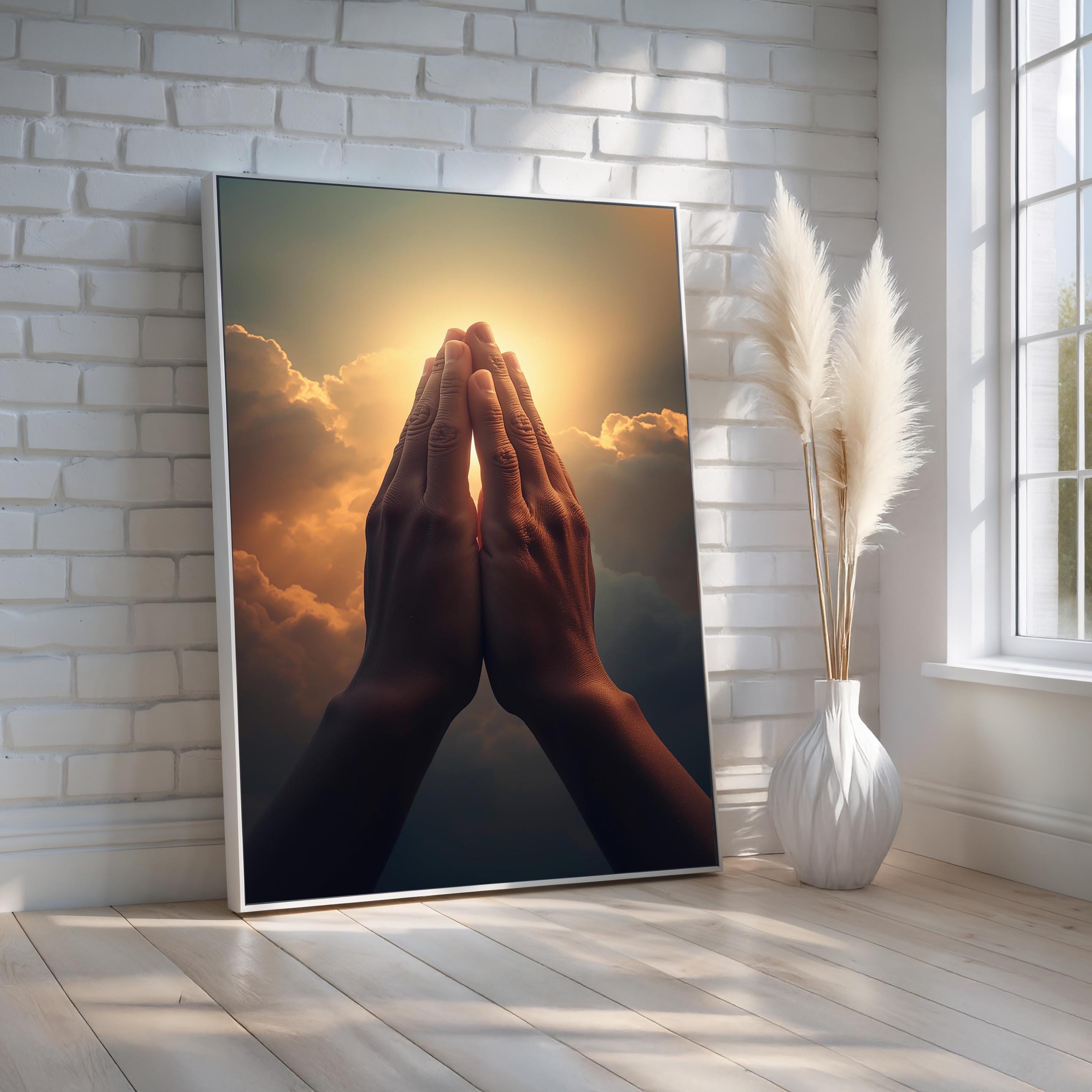 Praying Hands Poster - Etsy