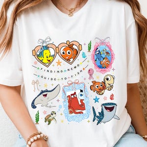 Disney Findet Nemo Shirt, Nemo und Freunde T-Shirt, Findet Dory T-Shirt, Crush und Squirt Shirt, Pixar Nemo Passendes Shirt, Magic Kingdom T-Shirt
