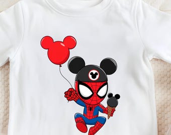 Spiderman Birthday Boy Shirt, Superhero Birthday Boy T-Shirt, Spider Boy Shirt, Spider Birthday Party Tee, Disney Birthday Boy Shirt