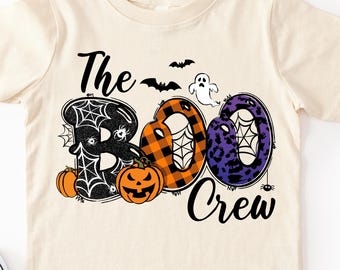 Boo Crew Kids Halloween Shirt, Toddler Halloween Tee, Trick or Treat Shirt, Spooky Season T-Shirt, Halloween Sweatshirt, Youth Halloween Tee