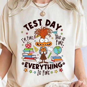 Anxiety Test Day Shirt, Teacher State Testing T-shirt, School Exam Day Hoodie, Teaching Day Sweatshirt, Testing Day Tee