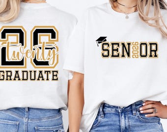 Senior 2026 Shirt, Graduate 2026 T-shirt, Class Of 26 Shirt, Graduation Party Sweatshirt