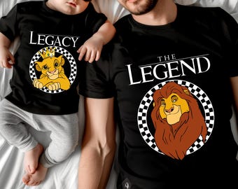 Lion Family Matching Shirts, Daddy and Me Safari Tees, Custom Family Safari Outfit, First Fathers Day Shirt, Wild Father Son Gift