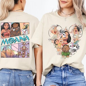 Princess Moana Shirt, Disney Hei Hei and Pua T-Shirt, Moana Movie Sweatshirt, Mickey Head Tee, Princess Girls Trip T-Shirt