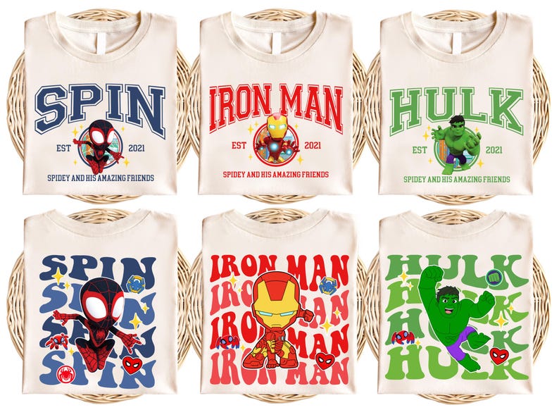 Disney Spider Shirt, Spidey and His Amazing Friends T-shirt, Superhero Ghost Sweatshirt, Marvel Spiderman Tee, Spin Sweater, Hulk Shirt