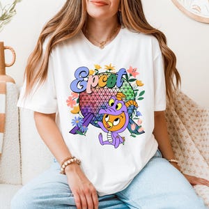 Disney Epcot Flower Festival Shirt, Orange Bird T-shirt, Figment Floral Sweatshirt, Summer Orange Bird Tee, Purple Dragon Spring Tee