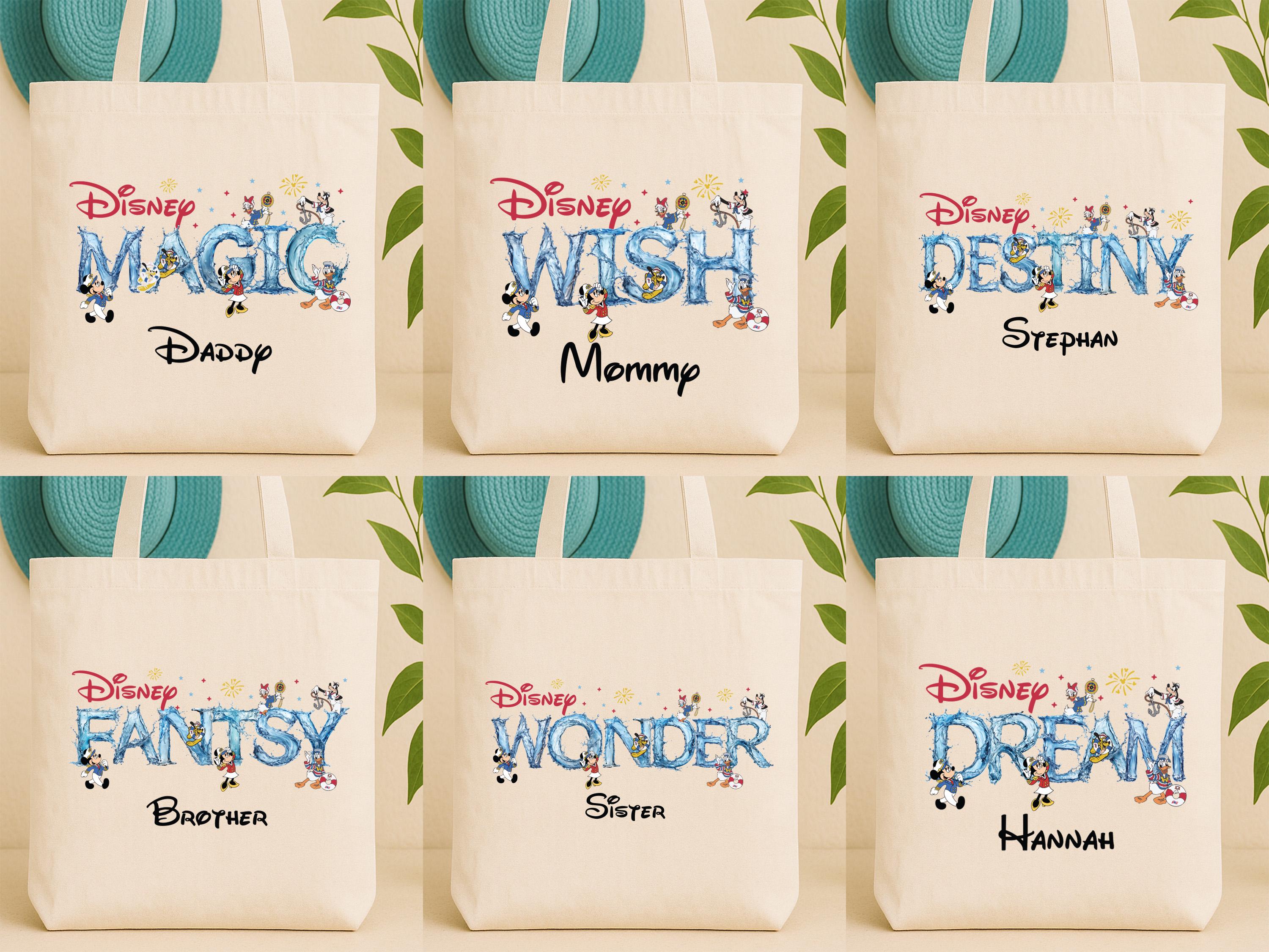 Disney Cruise Line トートバッグ ミッキー Disney Cruise Trip Tote Bag, Mickey and Friends Cruising Tote