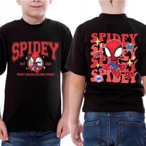 Disney Spider Shirt, Spidey and His Amazing Friends T-shirt, Superhero Ghost Sweatshirt, Marvel Spiderman Tee, Spin Sweater, Hulk Shirt