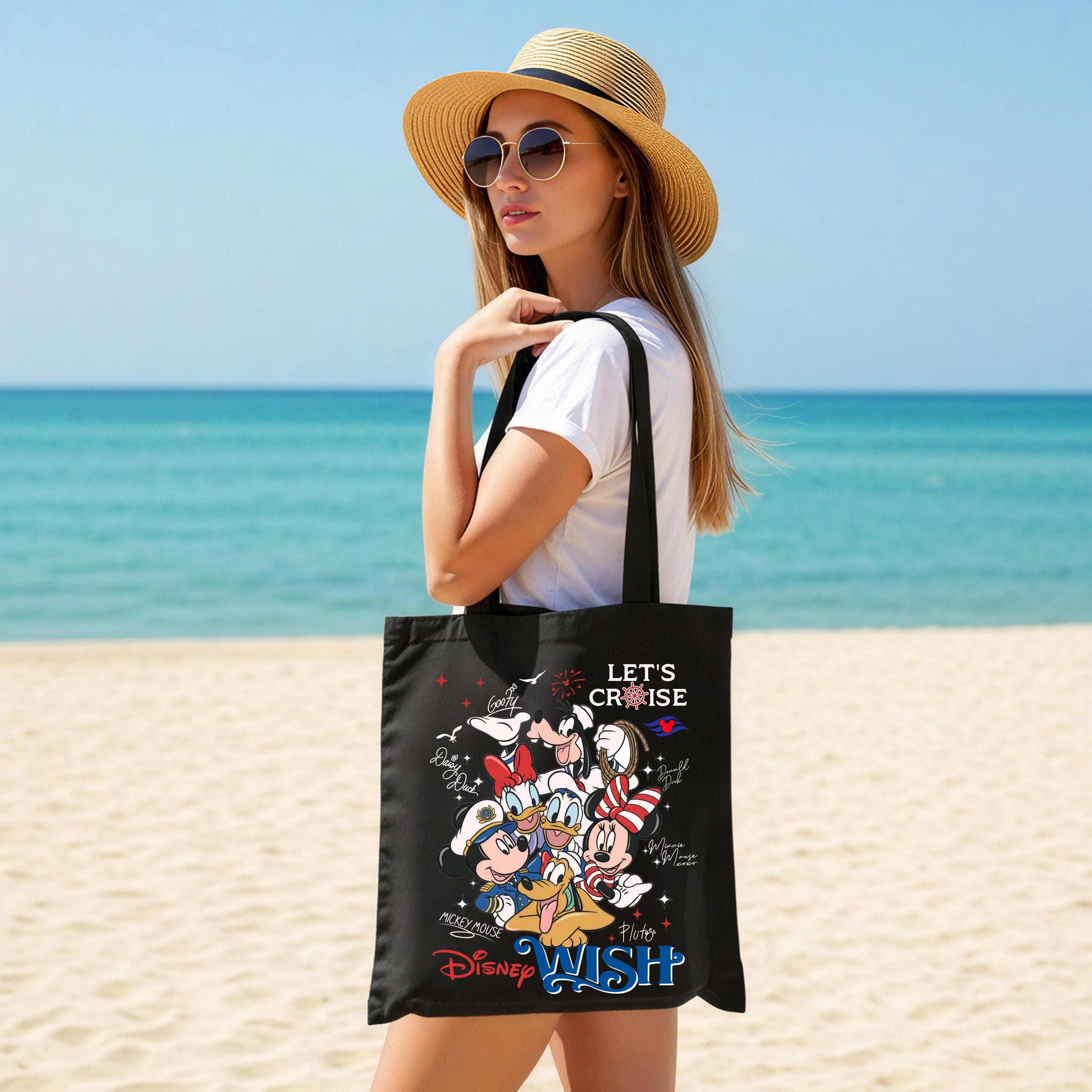 Disney Cruise Tote: Mickey Wish Vacation Bag, Let Cruise Tote Bag