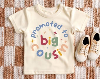 Promoted To Big Cousin Shirt, Future Big Cousin T-shirt, Pregnancy Announcement Gift Tee, Cousins Kids Sweatshirt