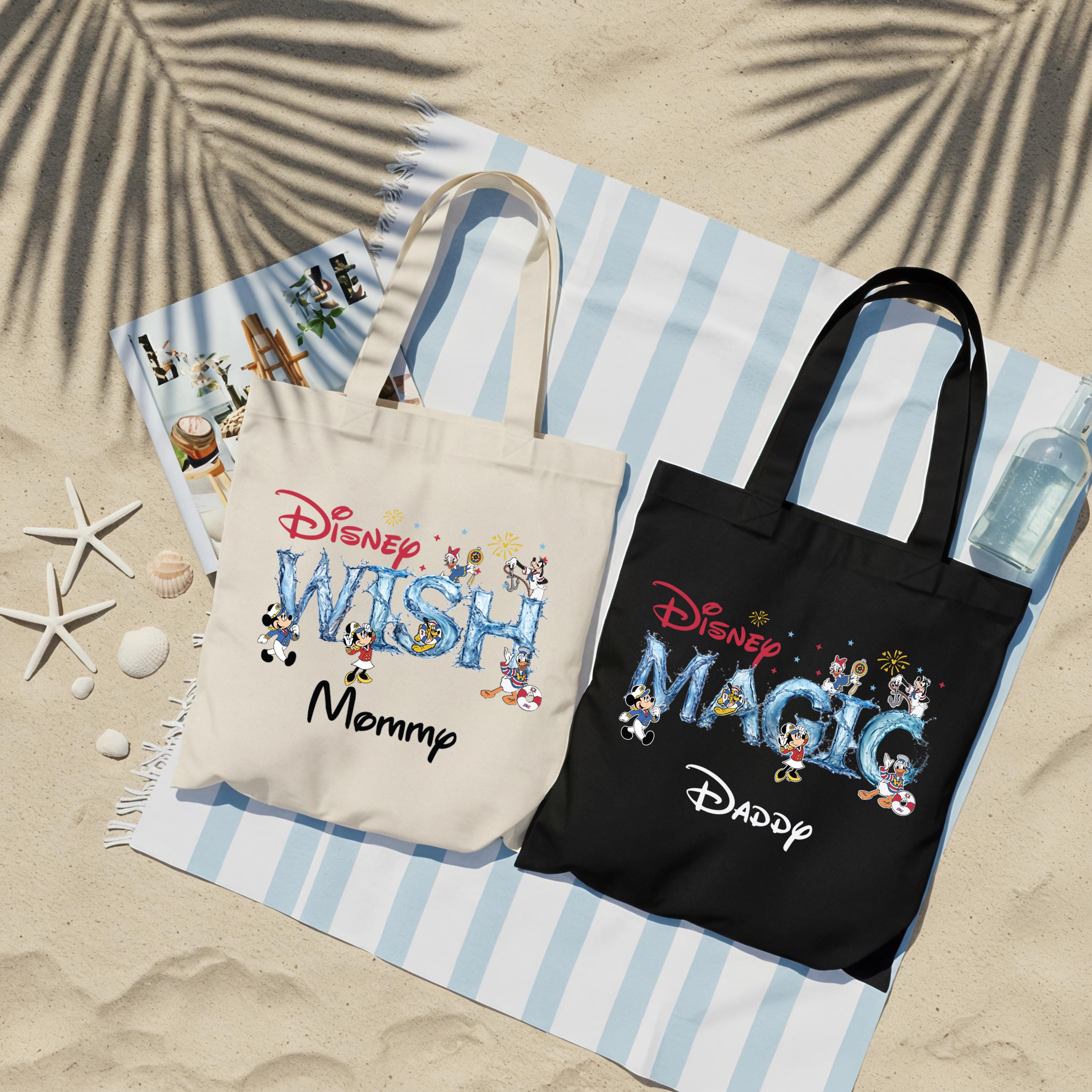 Disney Cruise Trip Tote Bag, Mickey and Friends Cruising Tote