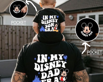 Disney Dad Son Shirts, Father's Day Shirt, Mickey Matching T-shirt, Disney Family Trip Shirt, Disney Dada Tee, Mickey Boy Shirt