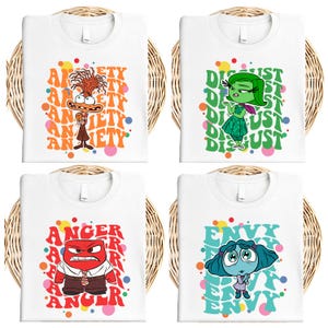 Inside Out Shirt, Disney Emotions Matching T-Shirt, Inside Out Sadness Sweatshirt, Anxiety Shirt, Core Memory Day Shirt