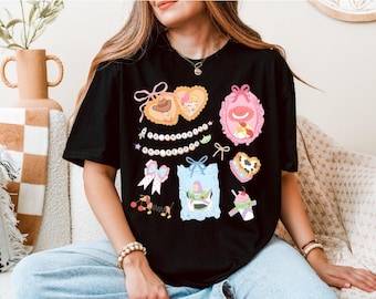 Coquette Bow Toy Story Shirt, Disney Buzzlightyear T-Shirt, Woody and Jessie Tee, Toy Story Bo Beep Sweatshirt, Walt Disney Crewneck